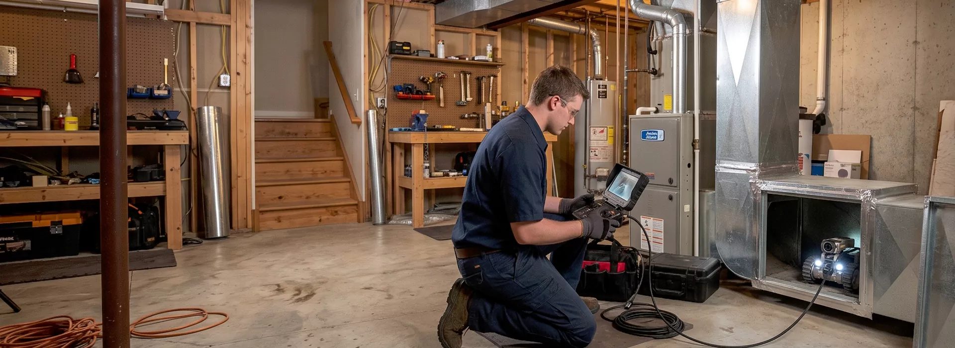 Robotic Duct Inspection Franklin Township, New Jersey