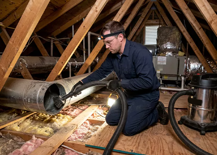 Skilled Franklin Township Attic Duct Cleaning Company