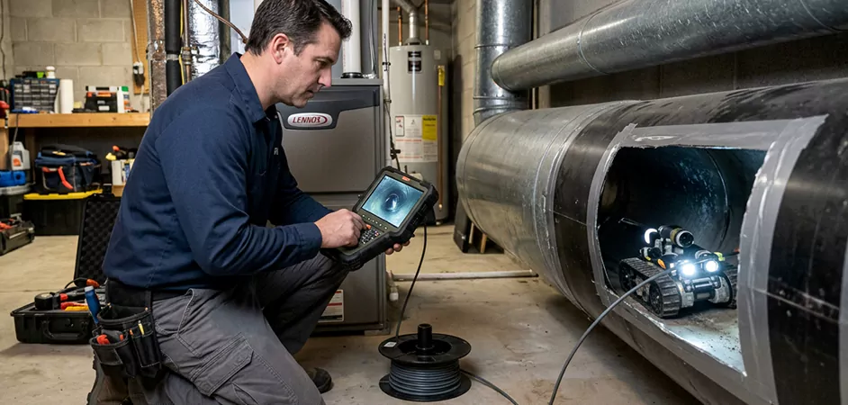 Robotic Duct Inspection in Franklin Township, NJ