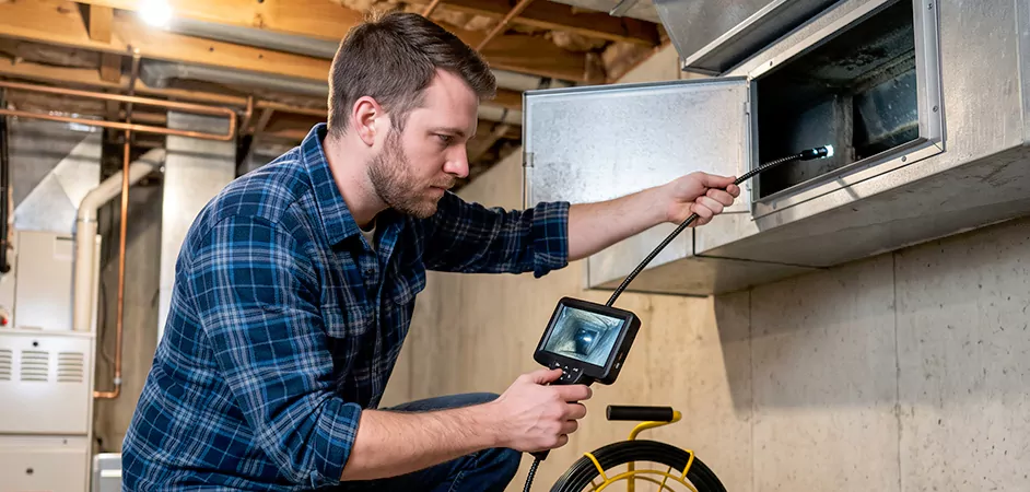 Post-Renovation Duct Inspection in Franklin Township