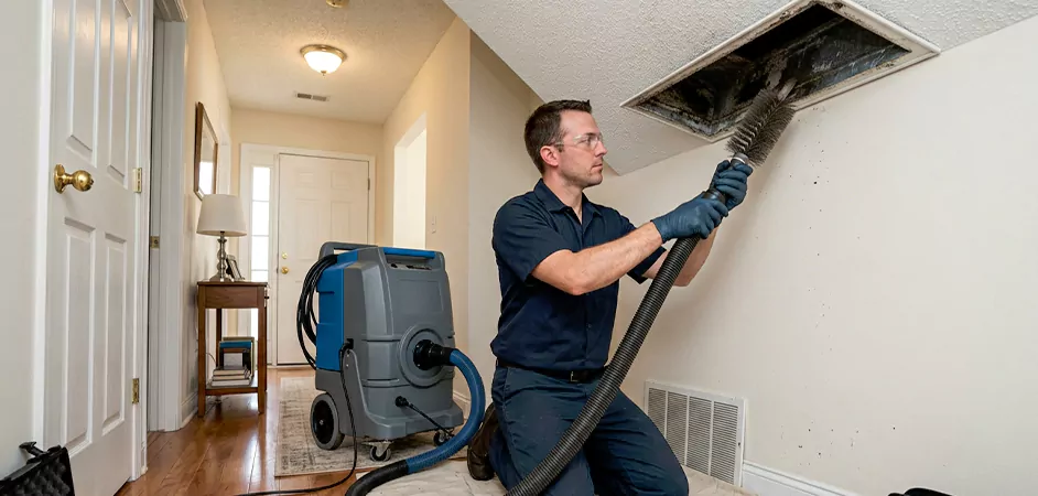 Mold-Affected Duct Deep Cleaning in Franklin Township