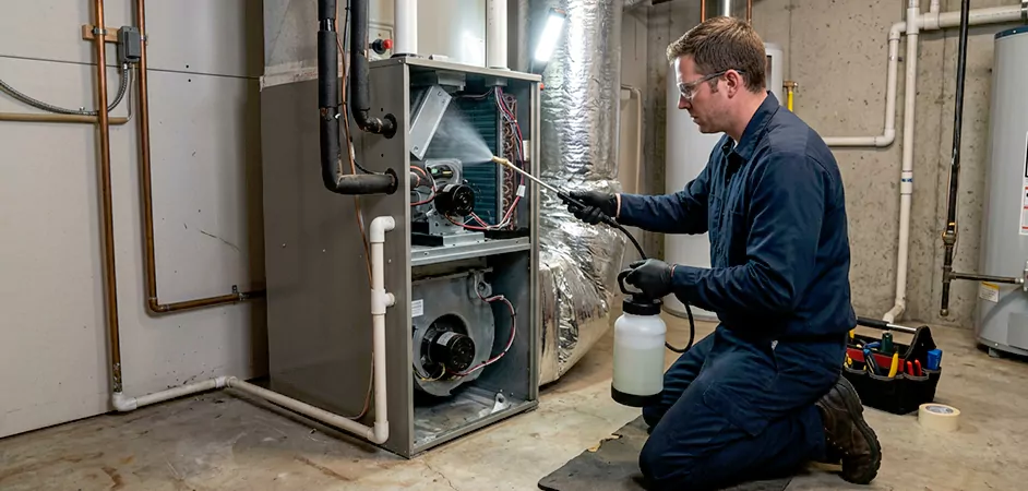 Air Handler Antimicrobial Treatment in Franklin Township