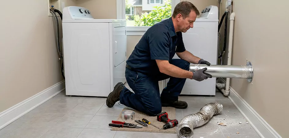 Dryer Vent Replacement in Franklin Township