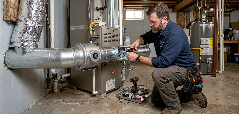 Booster Fan Installation in Franklin Township