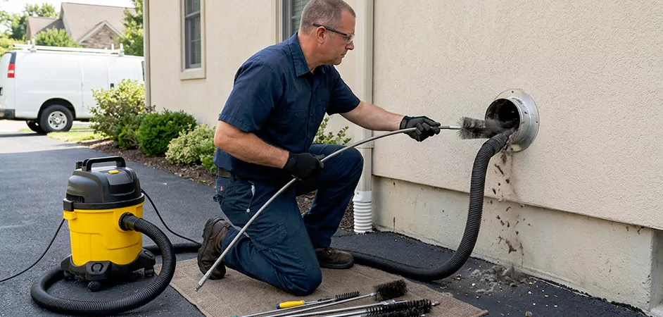 Eco Friendly Commercial Dryer Vent Cleaning in Franklin Township