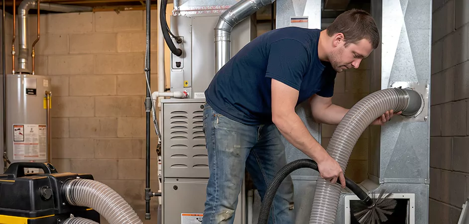 Negative Pressure Duct Cleaning for Large and Long Duct Systems in Franklin Township