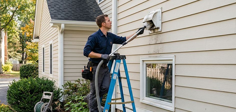 Exterior Vent Cap Cleaning in Franklin Township
